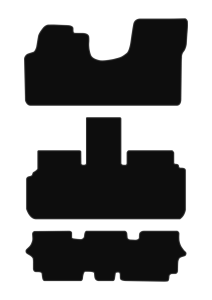Dywaniki welurowe Citroën Evasion II 7-osób (1997-2003) 